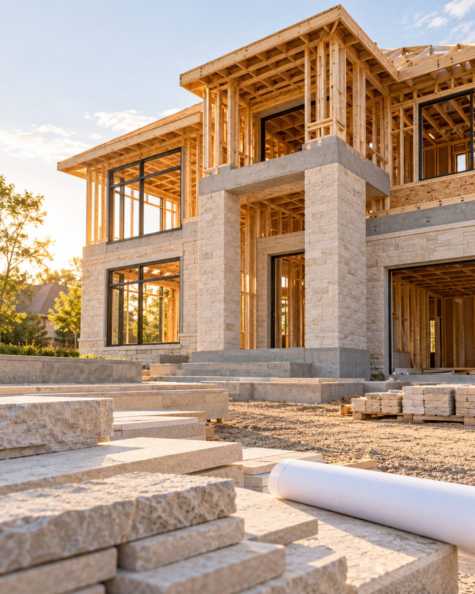 A newly built home in Ontario