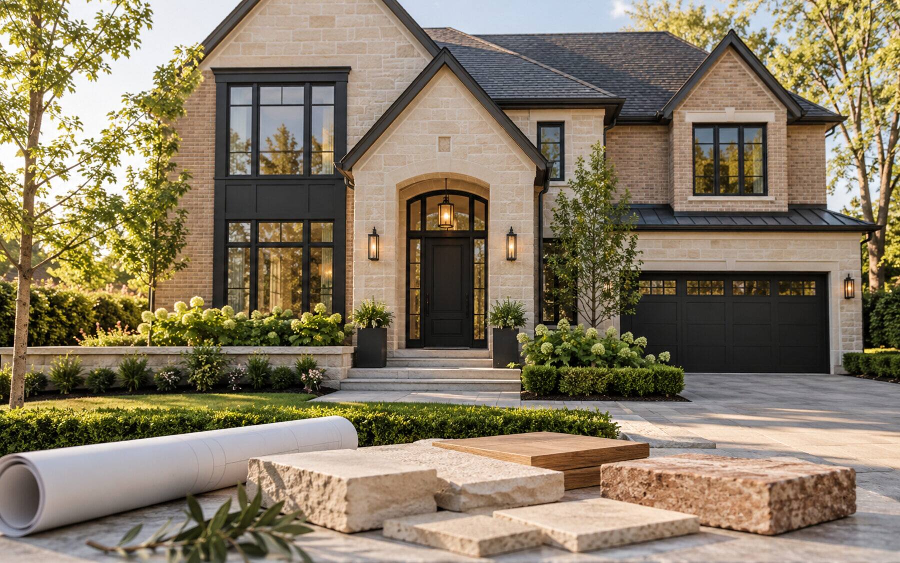 A newly built home in Ontario